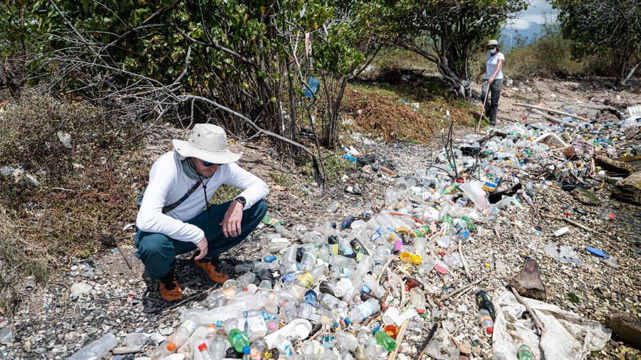 Plastic pollution